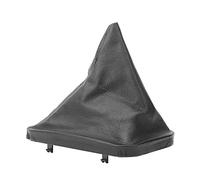 Funda de cuero negro para palanca de cambios, cubierta de la palanca de cambios para Serie 3 E46 1998-2005, collar ergonómico para la palanca de cambios con cuero de primera