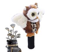 Funda de Golf de Peluche | Funda de Búho Divertido | Protector Suave de Madera de Calle y Driver, Regalo para Amantes del Golf