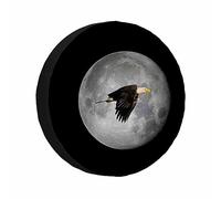 Funda de repuesto con diseño de águila y luna, ideal para caravanas, remolques, viajes en RV (17 pulgadas)