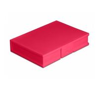 Funda Delock 3.5 rossa protezione disco rigido esterno plastica