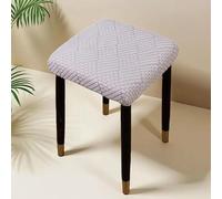 Funda Elástica Lavable Para Taburete Moderno - Cubreasiento Cuadrado Minimalista, Hogar Y Oficina, Universal Silla Comedor O Bar(C,30cm*30cm)