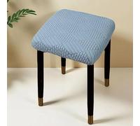 Funda Elástica Lavable Para Taburete Moderno - Cubreasiento Cuadrado Minimalista, Hogar Y Oficina, Universal Silla Comedor O Bar(E,30cm*30cm)