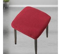 Funda Elástica Lavable Para Taburete Moderno - Cubreasiento Cuadrado Minimalista, Hogar Y Oficina, Universal Silla Comedor O Bar(T,35cm*35cm)