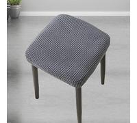 Funda Elástica Lavable Para Taburete Moderno - Cubreasiento Cuadrado Minimalista, Hogar Y Oficina, Universal Silla Comedor O Bar(N,40cm*40cm)