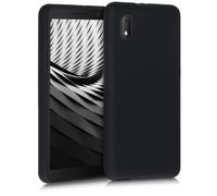 Funda kwmobile compatible con Alcatel 1B (2020) - Suave, fina, protectora, de silicona TPU - Negra