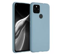 Funda kwmobile compatible con Google Pixel 4a 5G - Carcasa protectora de silicona TPU suave y fina - Color negro