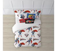 FUNDA NÓRDICA CON BOTONES 100% ALGODÓN MODELO MAN OF STEEL PARA CAMA DE 150/160 (240X240 CM)