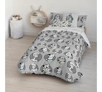 FUNDA NÓRDICA CON BOTONES 100% ALGODÓN MODELO SCOOBY DOO DOTS PARA CAMA DE 80 (140X200 CM.)