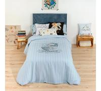 FUNDA NÓRDICA CON BOTONES 100% ALGODÓN MODELO SLYTHERIN SWEET PARA CAMA DE 80 (140X200 CM.)