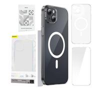 Funda para móvil Baseus ARSJ010602 Magnetica Trasparente PC con vetro temperato per iPhone 13