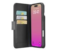 Funda para móvil Cellularline Book Agenda Folio Pelle Nera con chiusura magnetica per iPhone 17