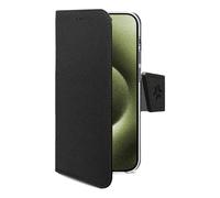 Funda para móvil Celly WALLY portafoglio pelle sintetica nera con supporto per iPhone 17