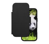 Funda para móvil DBRAMANTE1928 Lynge MS Folio pelle nera magnetica per iPhone 17 Air