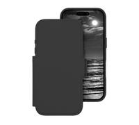 DBRAMANTE1928, Custodia a portafoglio con funzione stand per iPhone 17 Pro, Nero