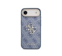Funda para móvil Guess Custodia rigida Materiale premium Blu logo dorato per iPhone 4G