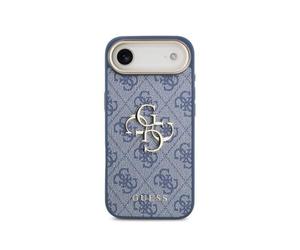 Funda para móvil Guess Custodia rigida Materiale premium Blu logo dorato per iPhone 4G