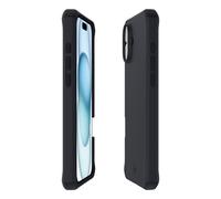 Funda para móvil Mobilis 066074 Cover Polimero Nero Antibatterica per iPhone 16