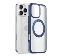 Funda para móvil Torras Ostand R Fusion Cover case Blu Trasparente con supporto per iPhone 16 Pro