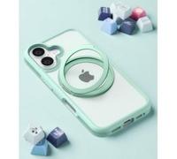 Funda para móvil Torras Ostand R Fusion Silicone Verde con anello girevole per iPhone 16