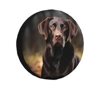 Funda para rueda de repuesto con diseño de Labrador Retriever, resistente a la intemperie, universal, para remolques, caravanas, SUV, camiones, viajes, coches, caravanas, remolques, accesorios de 16 p