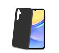 Funda per cellulare Celly Cromo Cover posteriore TPU Silicone Nero Antiscivolo per Samsung Galaxy A15 4G/5G