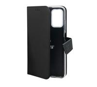 Funda per cellulare Celly WALLY Wallet Case Ecopelle Nera con supporto e portacarte per Xiaomi Redmi Note 12 Pro