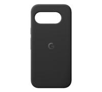 Google Cover Pixel 9a - Silicone duro, resistente alle macchie - Cover per smartphone Android - Nero ossidiana