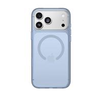 Funda per cellulare OtterBox Symmetry Clear MagSafe Cover PC TPU Blu Trasparente per iPhone 17 Pro Max