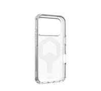 Urban Armor Gear Plyo MS Case compatibile con Apple iPhone 17 Pro Custodia (Ricarica wireless/carica magnetica, Air-Soft angoli, Bordo rialzato) ghiaccio (trasparente) / bianco