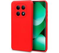 Funda per mobile Cool Carcasa Flessibile Silicone Rossa Antiurto per Xiaomi Redmi Note 15