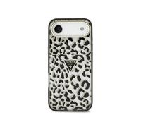 Funda per mobile Guess Leopardato Nero Glitter MagSafe PC+TPU per iPhone Air