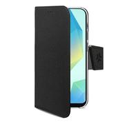 Funda per smartphone Celly WALLY Portafoglio Eco Pelle Nera Magnetica per Samsung Galaxy A17
