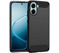 Funda per smartphone Cool Carcasa COOL Carbonio Silicone Nero Flessibile per Oppo A6x A6x 5G