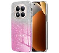 Funda per smartphone Cool Carcasa COOL Glitter Bicolor Plastica Rosa Antiurto per Xiaomi Redmi Note 15 Pro 5G