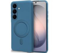 Funda per smartphone Cool Carcasa Magnetica Silicone Blu Flessibile Resistente per Samsung S947 Galaxy S26 Plus