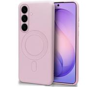 Funda per smartphone Cool Carcasa Magnetica Silicone Rosa Flessibile Resistente per Samsung S942 Galaxy S26