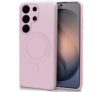 Funda per smartphone Cool Carcasa Magnetica Silicone Rosa Resistente all'Acqua per Samsung S948 Galaxy S26 Ultra