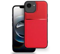 Funda per smartphone Cool Dual Cover Antiurto Policarbonato TPU Rossa per iPhone 16e
