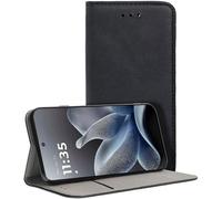 Funda per smartphone Cool Flip Cover Custodia Libro Ecopelle Nera 360 gradi per Motorola Edge 70