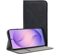 Funda per smartphone Cool Flip Cover Custodia libro Ecopelle Nera 360° per Samsung S942 Galaxy S26