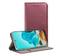 Funda per smartphone Cool Flip Cover Libro Polipiel Burgundy per Motorola Edge 60 Fusion