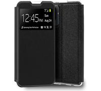 Funda per smartphone Cool Flip Cover Libro Similpelle Nera Antiurto per Samsung Galaxy A07