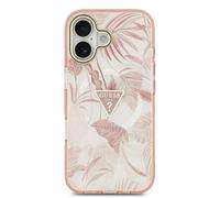Funda per smartphone Guess PC+TPU MagSafe Rosa Jungle per iPhone 17