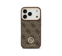 GUESS Strass Logo COVER MAGSAFE per Apple iPhone 17 Pro Custodia guess 4G, Marrone