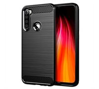 Funda per smartphone Max Power Digital Fibra di Carbonio Antiurto Silicone Nera per Xiaomi Redmi A5 / Poco C71