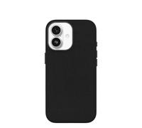 OtterBox Symmetry Series Cactus Leather MagSafe cover per iPhone 17, custodia protettiva sottile antiurto, a prova di caduta, testata 3x vs norme MIL-STD 810G, Nero