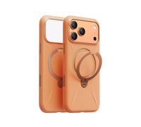 Funda per smartphone Torras Ostand Spin Softune Series Arancione per iPhone 17 Pro