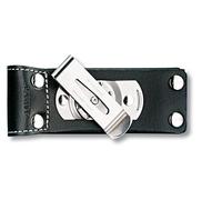 FUNDA PIEL NEGRA, CLIP ROTATIVO