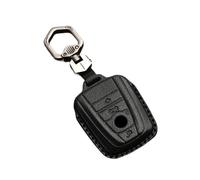 Funda Protectora De Cuero Genuino Para Llaves De Vehículos Eléctricos Per I3 I8 Guscio Chiave(Black)
