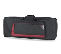 FUNDA TECLADO 140X35X15 ACOL. 10MM POLIET. MOCHILA Negro/Rojo